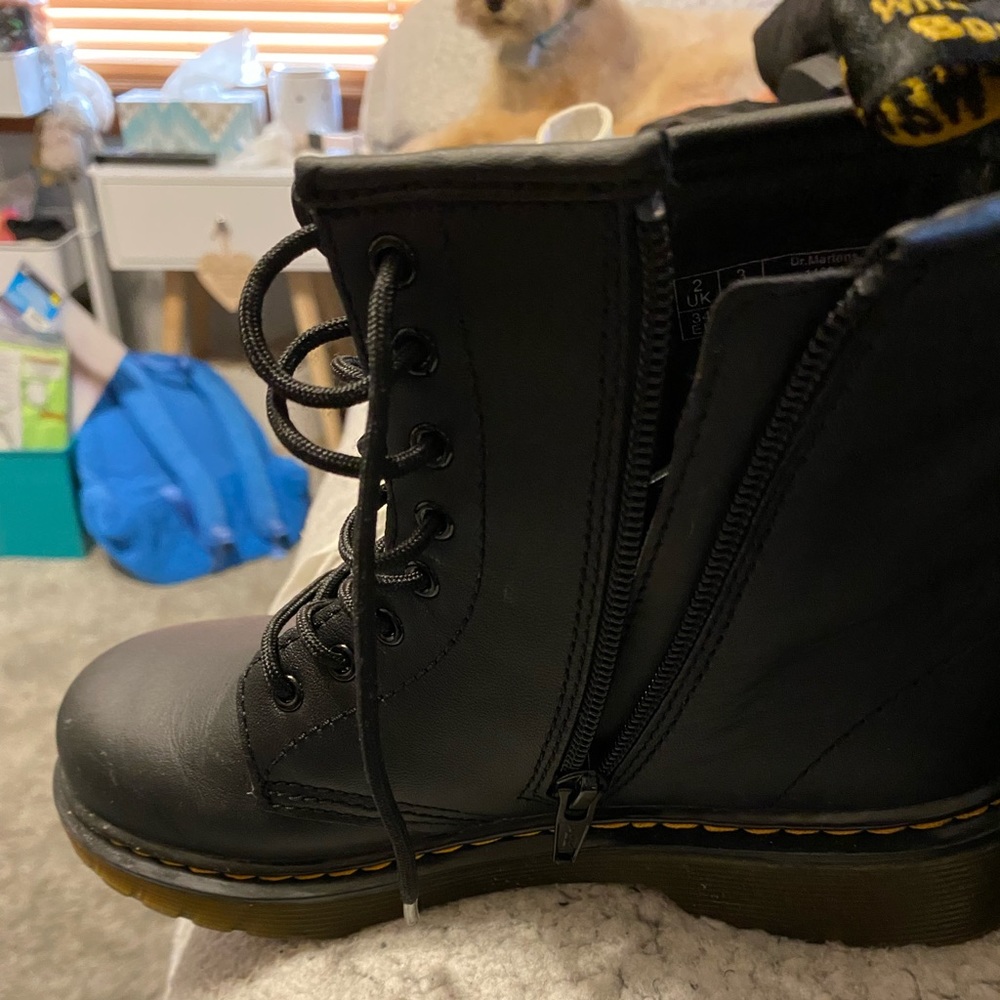 Doc Martens black high top boots